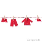 Artikelbild 1 des Artikels “Miniatur Wäscheleine mit Klammern, Rot Weiß, ca. 30 cm “