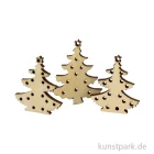 Artikelbild 1 des Artikels “Miniatur Weihnachtsbäume, Holz, 3,5 cm, 3 Stück “