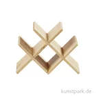 Artikelbild 1 des Artikels “Miniatur Weinregal, Holz, Natur, 4,8 x 2,5 x 4,8 cm “