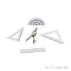 Artikelbild 1 des Artikels “Miniatur Zirkel + Lineal-Set, 5-teilig, 2,1 x 0,43 cm “