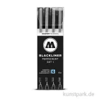 Artikelbild 1 des Artikels “Molotow BLACKLINER Set 1 mit 4 Finelinern “
