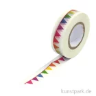 Artikelbild 1 des Artikels “Motiv-Klebeband Washi Tape - Party Wimpel, 15 mm, Rolle 15m “