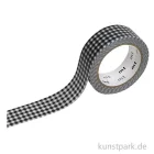 Artikelbild 1 des Artikels “MT Masking Tape Delicate Checkered Black, 15 mm, 7 m Rolle “