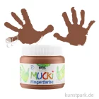 Artikelbild 1 des Artikels “MUCKI Fingerfarbe - cremig & pastos 150 ml | Braun“