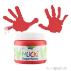Artikelbild 1 des Artikels “MUCKI Fingerfarbe - cremig & pastos 150 ml | Rot“