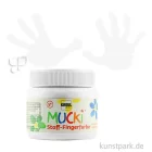 Artikelbild 1 des Artikels “MUCKI Fingerfarbe Textil - pastose Farbe für Stoffe, 150 ml Einzelfarbe | Weiß“