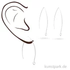 Artikelbild 1 des Artikels “Ohrhaken versilbert 42 mm, 4 Stück “