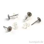 Artikelbild 1 des Artikels “Ohrstecker mit Platte und Clutch, 6mm, 4 Stück “