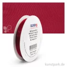 Artikelbild 1 des Artikels “Organza-Band - 10 mm Breite - 10 m Länge Einzelfarbe | Bordeaux“