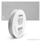 Artikelbild 1 des Artikels “Organza-Band - 10 mm Breite - 10 m Länge Einzelfarbe | Hellgrau“