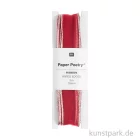 Artikelbild 1 des Artikels “Organzaband mit Drahtkante, Rot Silber, 19 mm x 3 Meter “