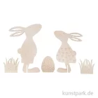 Artikelbild 1 des Artikels “Osterhasen aus Holz mit Ei zum Stellen, 5-teilig “