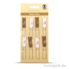 Artikelbild 1 des Artikels “Paper Clips - Love, 8 Stück sortiert Silber“