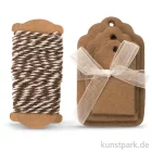 Artikelbild 1 des Artikels “Papier-Etiketten und Band, 15 Stk - Braun “