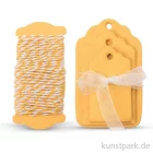 Artikelbild 1 des Artikels “Papier-Etiketten und Band, 15 Stk - Gelb “