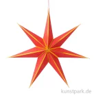 Artikelbild 1 des Artikels “Papierstern zum Aufhängen, Rot Gold, Durchmesser 45 cm “