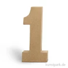 Artikelbild 1 des Artikels “Pappmaché-Zahlen - handgearbeitet, Höhe 20,5 cm, Dicke 2,5 cm Einzeln | 1“