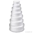 Artikelbild 1 des Artikels “Pappschachtel-Set - rund, weißer Karton, handgearbeitet, 7 Stück “