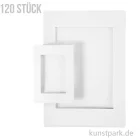 Artikelbild 1 des Artikels “Passepartout-Rahmen - Weiß, DIN A4 und A6, 120 Stück sortiert “