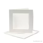 Artikelbild 1 des Artikels “Passepartoutkarten quadratisch - Altweiß, 12,5x12,5 cm, 10 Stück “