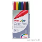 Artikelbild 1 des Artikels “Pentel Arts Colour Pen 6er Set “