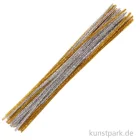Artikelbild 1 des Artikels “Pfeifenputzer Chenilledraht - Gold-Silber, 50 cm, 50 Stück “