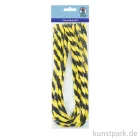 Artikelbild 1 des Artikels “Pfeifenputzer Chenilledraht Halloween, 50 cm, 10 Stück - Gelb-Schwarz “