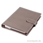 Artikelbild 1 des Artikels “Planer Ringbuchformat aus Kunstleder - Metallic Hellgrau “