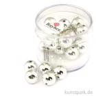 Artikelbild 1 des Artikels “Plastik Rundperlen - Silber Rund | 10 mm - 22 Stück“