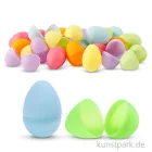 Artikelbild 1 des Artikels “Plastikeier zum Befüllen, 4,5 cm, 24 Stück in Pastellfarben “