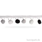 Artikelbild 1 des Artikels “Pompon-Borte - Schwarz-Weiß, 2 m “