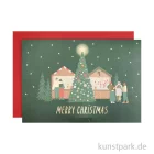 Artikelbild 1 des Artikels “Pop Up Karte für Geldgeschenke, Weihnachtsmarkt, A5 “