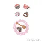 Artikelbild 1 des Artikels “Quilling Sticker - Kaffeeklatsch, Rosa “