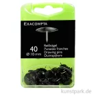 Artikelbild 1 des Artikels “Reißnägel Schwarz, Durchmesser 12 mm, 40 Stück “