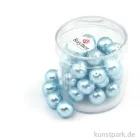 Artikelbild 1 des Artikels “Renaissance Glaswachsperlen - 10 mm - 35 Stück Dose | Hellblau“