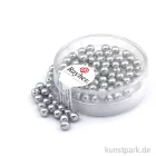 Artikelbild 1 des Artikels “Renaissance Glaswachsperlen - 4 mm - 85 Stück Dose | Silbergrau“