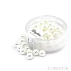 Artikelbild 1 des Artikels “Renaissance Glaswachsperlen - 6 mm - 45 Stück Dose | Schneeweiß“