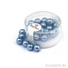 Artikelbild 1 des Artikels “Renaissance Glaswachsperlen - 8 mm - 25 Stück Dose | Azurblau“