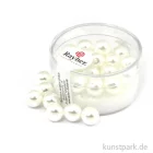 Artikelbild 1 des Artikels “Renaissance Glaswachsperlen - 8 mm - 25 Stück Dose | Schneeweiß“