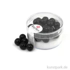 Artikelbild 1 des Artikels “Renaissance Glaswachsperlen - 8 mm - 25 Stück Dose | Schwarz“