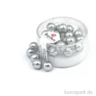 Artikelbild 1 des Artikels “Renaissance Glaswachsperlen - 8 mm - 25 Stück Dose | Silbergrau“