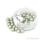 Artikelbild 1 des Artikels “Renaissance Glaswachsperlen matt - 6 mm - 45 Stück Dose | Silber“