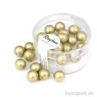 Artikelbild 1 des Artikels “Renaissance Glaswachsperlen matt - 8 mm - 25 Stück Dose | Gold“