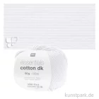 Artikelbild 1 des Artikels “Rico Wolle - Essentials Cotton dk, 100% Baumwolle, 50g, 120m Farbe | Weiß“