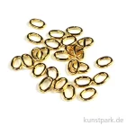 Artikelbild 1 des Artikels “Ringel - Gold Dm 5,2x3,7 mm - 25 Stück“