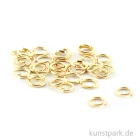 Artikelbild 1 des Artikels “Ringel - Rund, Gold, Stärke 0,6 mm, 30 Stück “