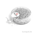 Artikelbild 1 des Artikels “Rocailles mit Silbereinzug - 2 mm - 17 g Dose | Silber“
