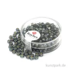 Artikelbild 1 des Artikels “Rocailles mit Silbereinzug & Rainbow - 4 mm - 17 g Dose | Stahlgrau“