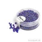 Artikelbild 1 des Artikels “Rocailles opak gelüstert - 2 mm - 17 g Dose | Dunkelblau“