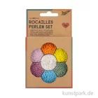 Artikelbild 1 des Artikels “Rocailles Perlen Set - Bunt, 90g Perlen mit Nylonfäden + Zubehör “